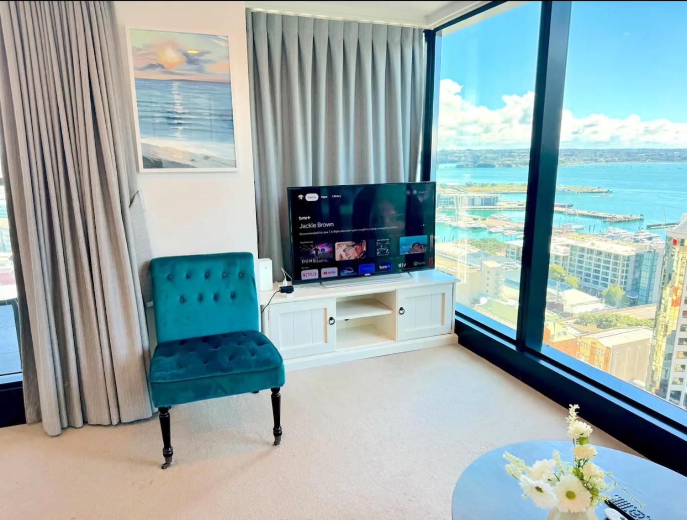 Gorgeous Seaview 2 Bedroom Apartment In Auckland Cbd Luaran gambar