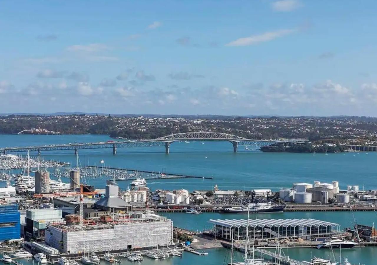 Gorgeous Seaview 2 Bedroom Apartment In Auckland Cbd Luaran gambar