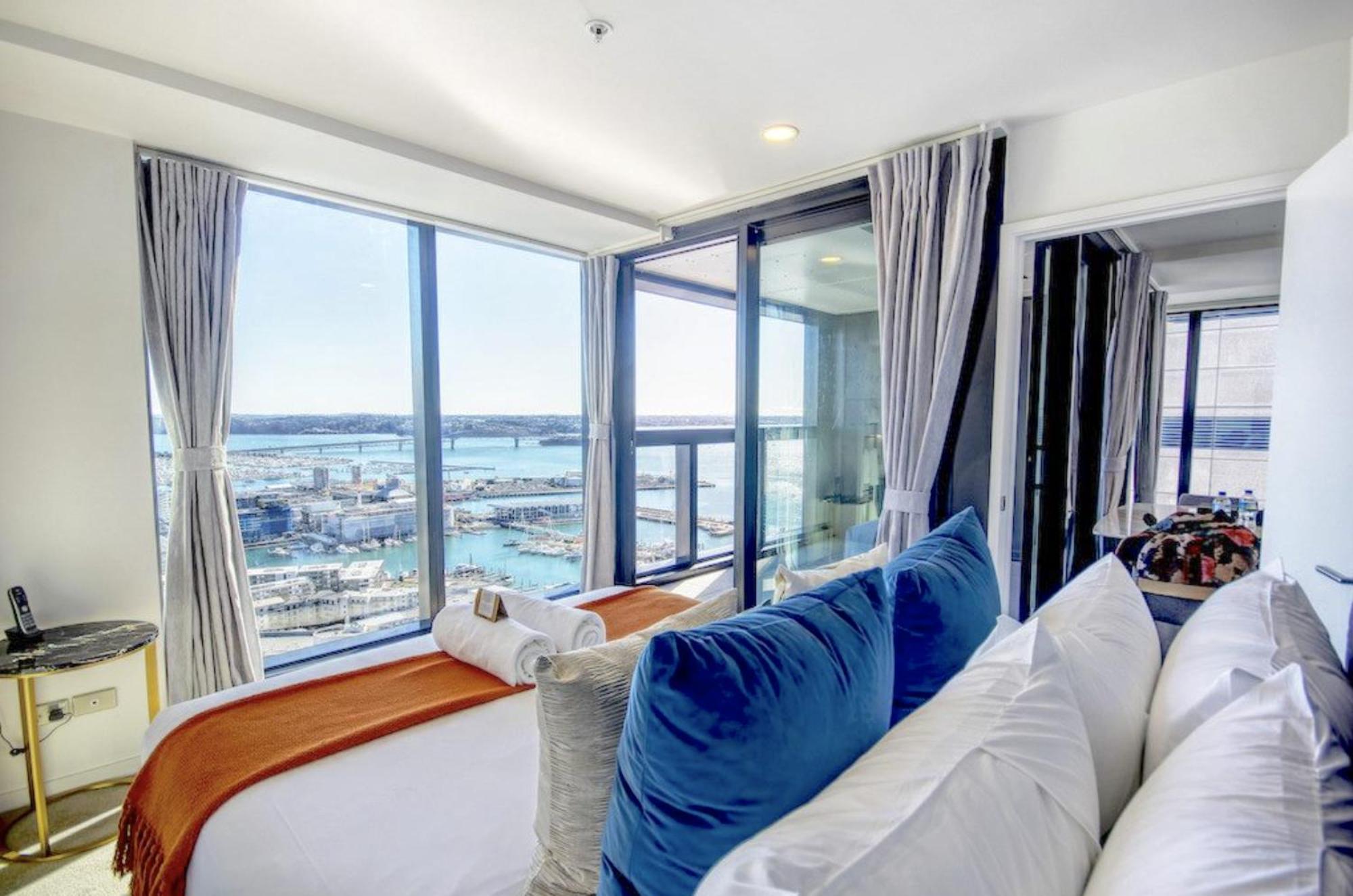 Gorgeous Seaview 2 Bedroom Apartment In Auckland Cbd Luaran gambar