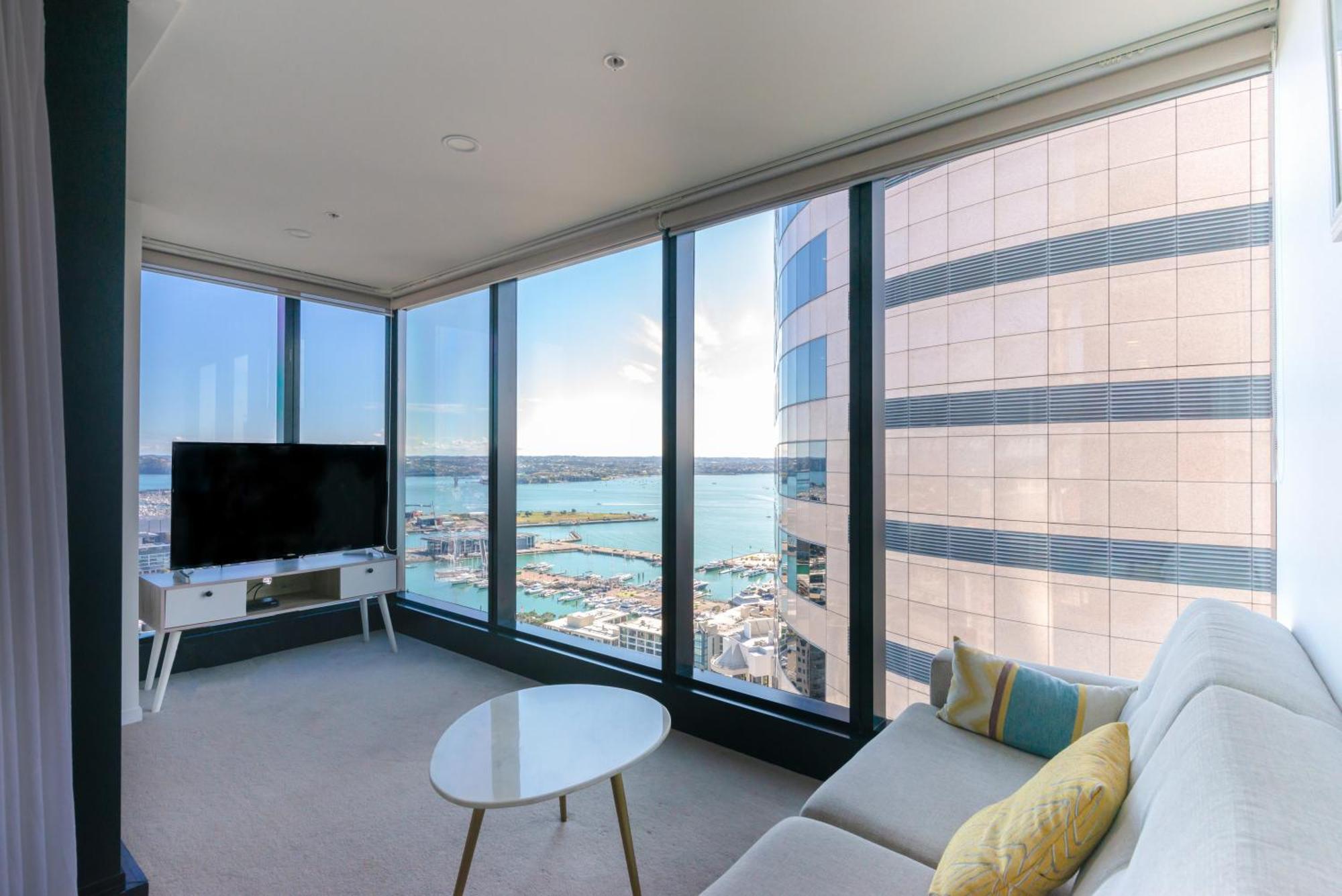 Gorgeous Seaview 2 Bedroom Apartment In Auckland Cbd Luaran gambar